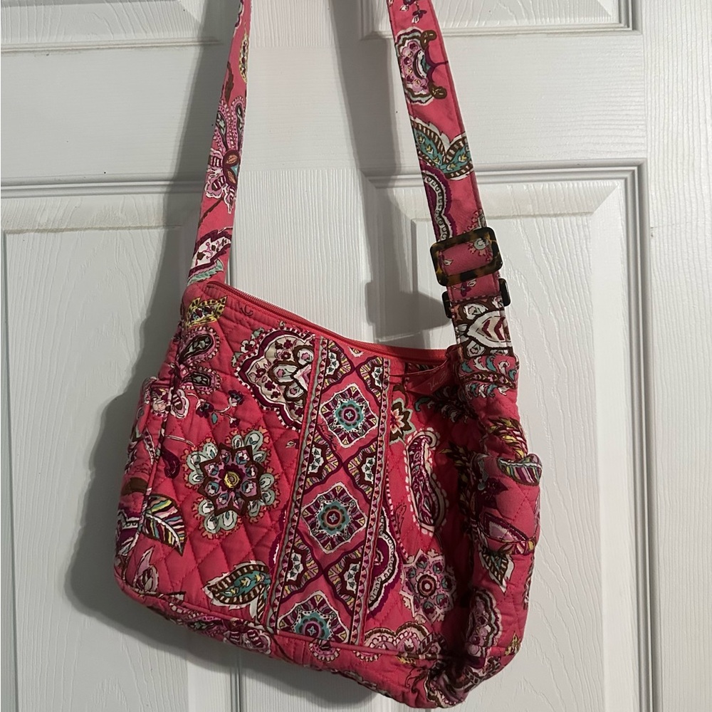 Vera Bradley pink paisley shoulder bag